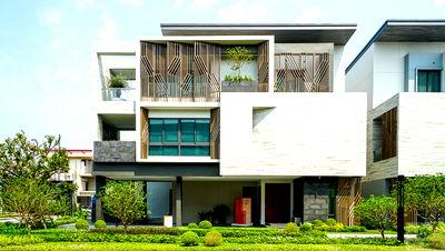 Houses for sale Kasem Bundit Phatthanakan University  : The Gentry Phatthanakan2 with Pool 5Bedrooms 7Bathrooms 4parking  660 sqm 95 sqw  Super Luxury fully furnihed