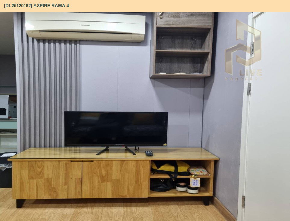 picture DL25120192 Condo for rent, Aspire Rama 4 near BTS Ekkamai, ready to move in, call urgently 0638692663 LineID @655ebbvc - 6/10