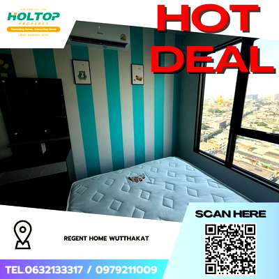 Condos for rent : #Z3540💥 081268 🔥Condo for rent: Regent Home Wutthakat