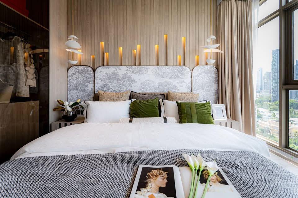 รูป ✅ ✅ RHYTHM Ekkamai Estate , Super Luxury 2 ห้องนอน พร้อมเข้าอยู่ ติดต่อไลน์ @bktasset โทร 095-325-8928 - รูปที่ 17/36