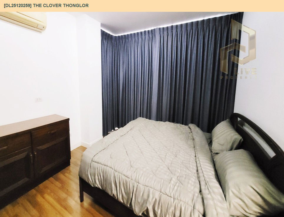 picture DL25120259 Condo for rent, The Clover Thonglor near BTS Thong Lo, ready to move in, call urgently 0638692663 LineID @534wlwof - 3/6