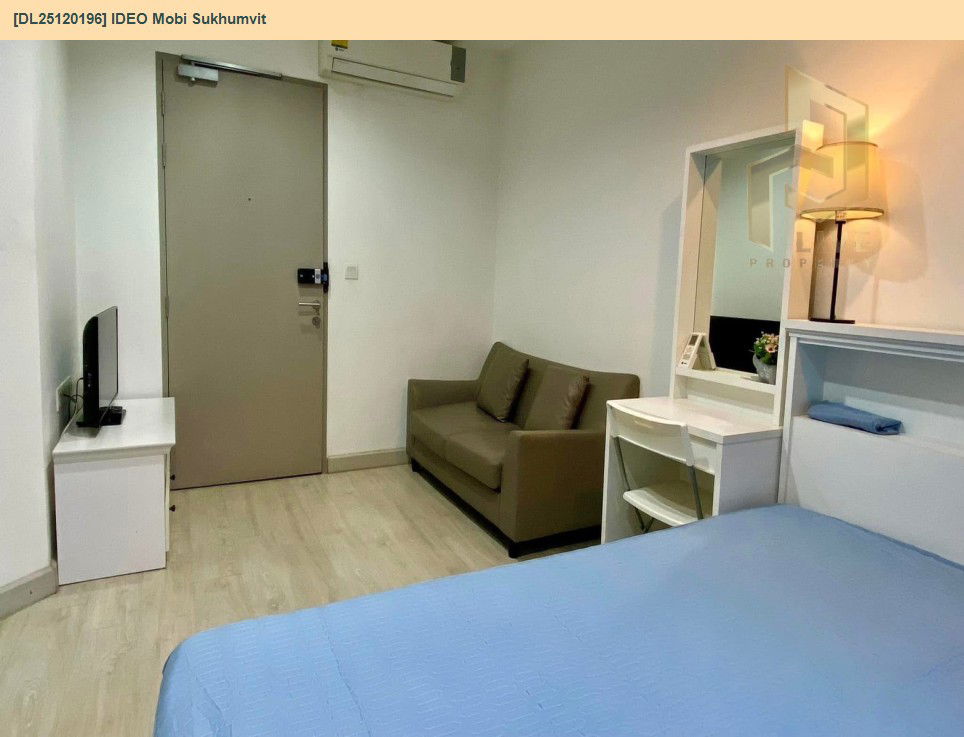 รูป DL25120196 ให้เช่าคอนโด ไอดีโอ โมบิ สุขุมวิท (IDEO Mobi Sukhumvit) ใกล้ BTS อ่อนนุช พร้อมเข้าอยู่ โทรด่วน 0614453194 LineID @162cjixi - รูปที่ 3/9