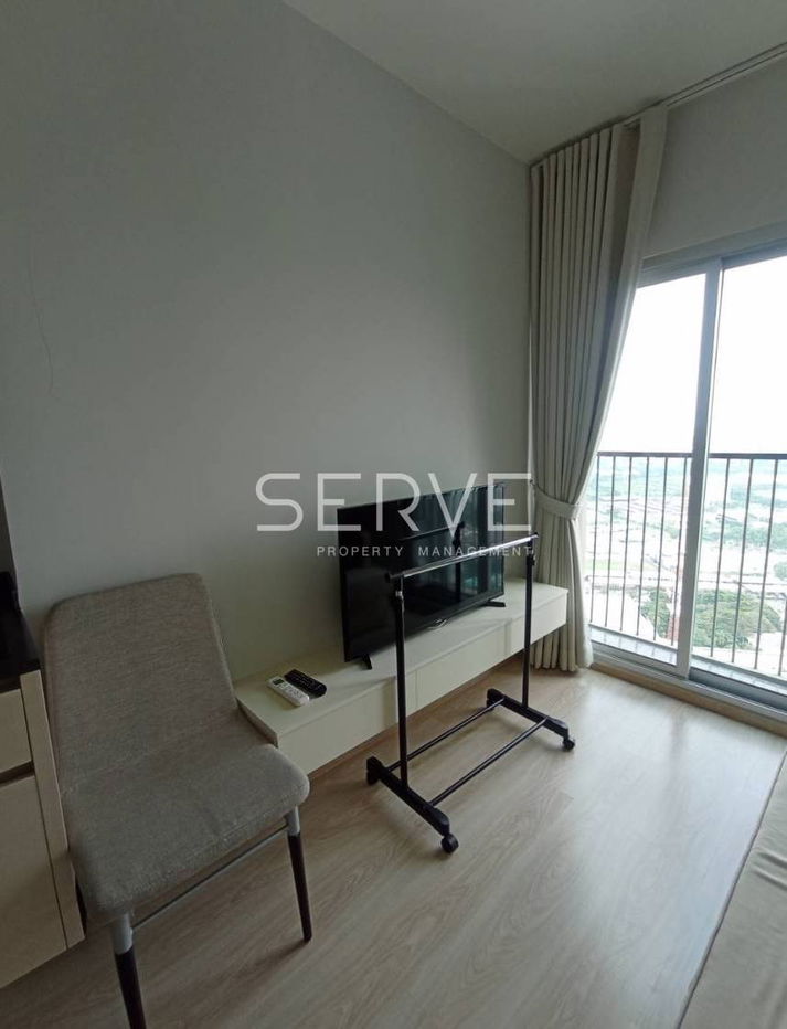 รูป 🔥1นอน ห้องแต่งดี ชั้นสูงสุด 35+ วิวดีมาก เฟอร์จัดเต็ม พร้อมเข้าอยู่ คอนโดทำเลดีมาก ใกล้ MRT ศูนย์วัฒนธรรม @ Noble Revolve Ratchada 2 - รูปที่ 2/9