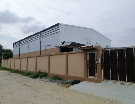 รูป ให้เช่าโกดัง พร้อมออฟฟิศ พร้อมบ้านพัก พื้นที่ดิน 200 ตารางวา พื้นที่ใช้สอย 381 ตารางเมตร ซอยลำโพ บางบัวทอง / ใกล้ร.ร.สารสาสน์ มีรั้ว รถใหญ่เข้าได้ - รูปที่ 1/8