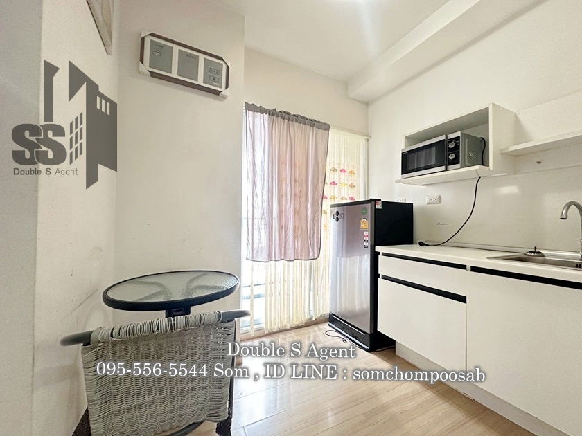 picture SS 326 #For rent Plum Condo Bangyai Station, size 23 sq m, Building F, 7th floor #Condo for rent near the Purple Line - 8/10
