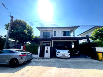 Houses for rent เทสโก้โลตัส ลำลูกกา คลอง 6 : Single house for rent: Grand Britania Wongwaen – Ramintra (SPSAD3700)