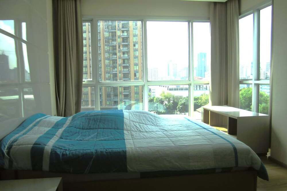 picture ðĨ For Rent !! corner room, Good location, There is a bathtub!! ðĨ Code C20230205574....The Address Asoke, 2 bed, 2 bath, furnished, ready to move in - 6/7