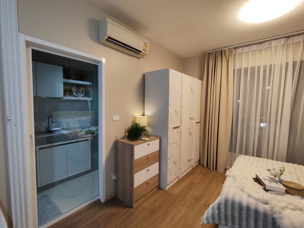 รูป เป็นเจ้าของห้องสวยในราคาถูกกว่าค่าเช่า ห้องรีโนเวทพร้อมอยู่ แถมเครื่องใช้ไฟฟ้า BU โชคชัย 4 (28 ตรม) ใกล้สถานีโชคชัย 4 - รูปที่ 11/18