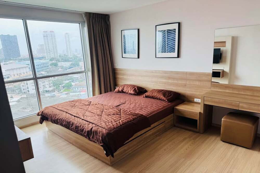 picture For Rent ! city view, high floor, Central area, river view, Rare item! Code C20240301742...Rhythm Sathorn, 2 bed, 2 bath, furnished, ready to move in - 6/9