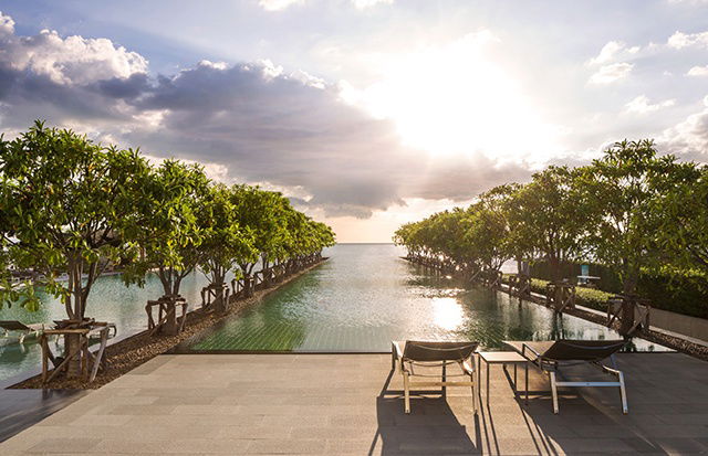 picture For Rent: Jomtien Reflection - 2 Bed Luxury Pattaya condo on 3rd floor with sea view - 22/26