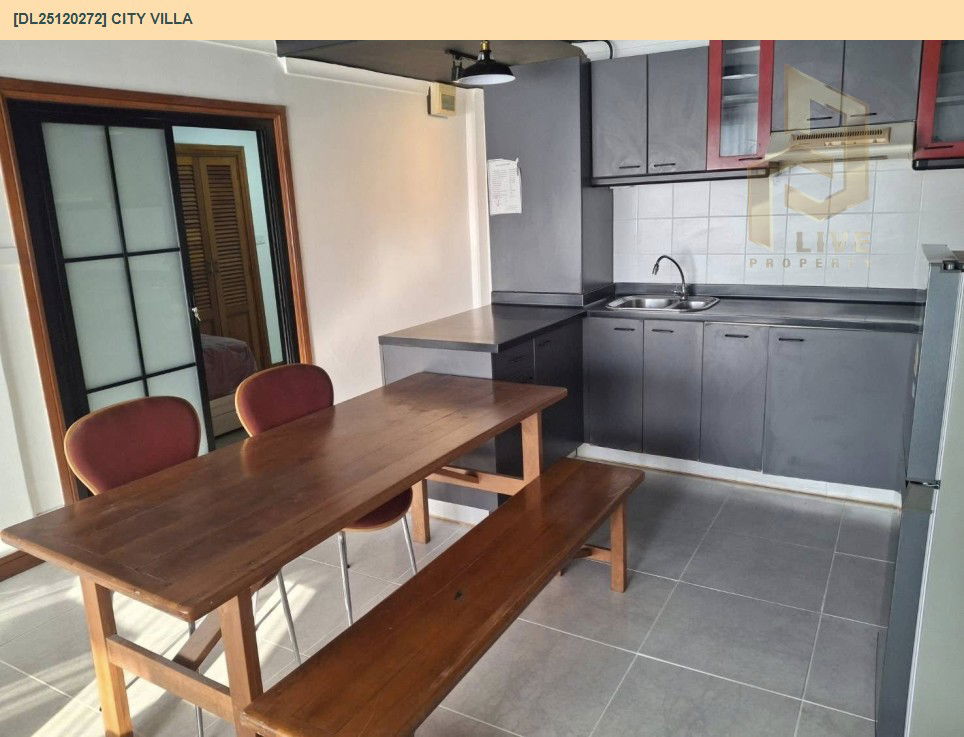 รูป DL25120272 ให้เช่าคอนโด ซิตี้ วิลล่า (City Villa) ใกล้ - พร้อมเข้าอยู่ โทรด่วน 0800343450 LineID @655ebbvc - รูปที่ 6/16