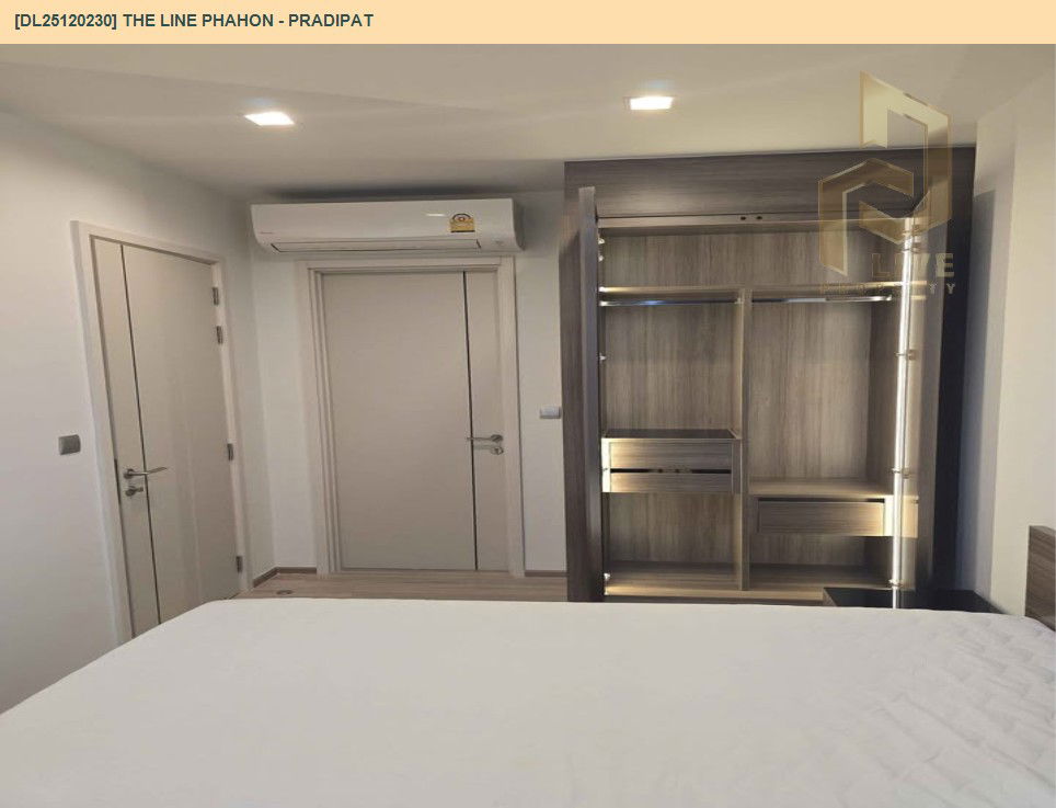 รูป DL25120230 ให้เช่าคอนโด เดอะ ไลน์ พหล - ประดิพัทธ์ (THE LINE Phahon - Pradipat) ใกล้ BTS สะพานควาย พร้อมเข้าอยู่ โทรด่วน 0653619502 LineID @534wlwof - รูปที่ 10/10