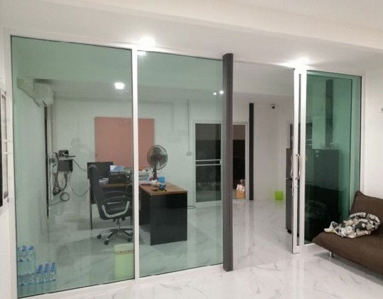 รูป ให้เช่าโกดัง พร้อมออฟฟิศ พร้อมบ้านพัก พื้นที่ดิน 200 ตารางวา พื้นที่ใช้สอย 381 ตารางเมตร ซอยลำโพ บางบัวทอง / ใกล้ร.ร.สารสาสน์ มีรั้ว รถใหญ่เข้าได้ - รูปที่ 8/8