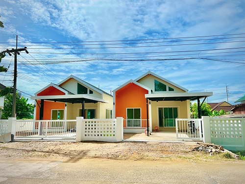 รูป ขายบ้านเดี่ยวชั้นเดียว 2 ห้องนอน 1 ห้องน้ำ 1 ห้องครัว 1 ที่จอดรถ - รูปที่ 1/10