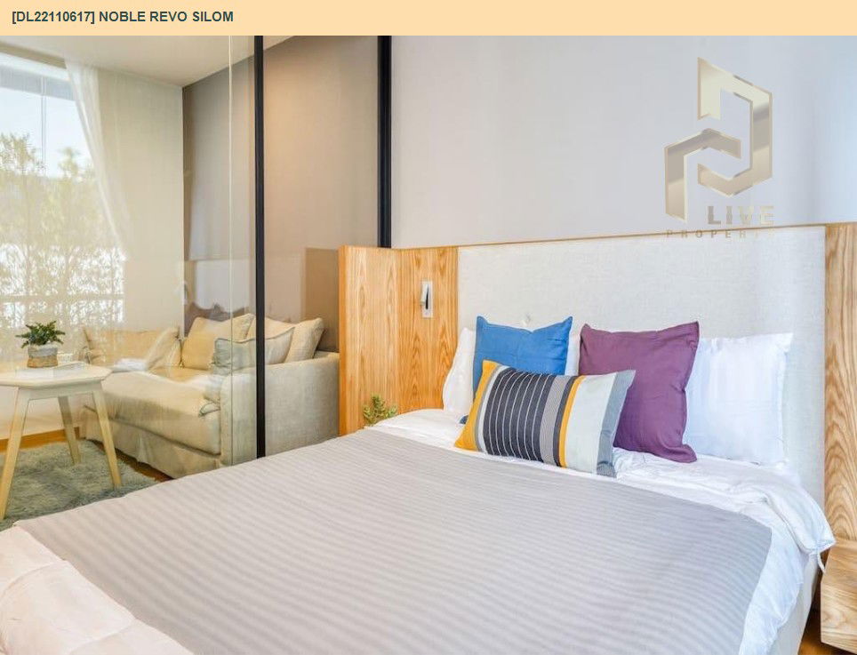 picture DL22110617 Condo for rent, Noble Revo Silom near BTS Surasak, ready to move in, call urgently 0638692663 LineID @534wlwof - 7/14