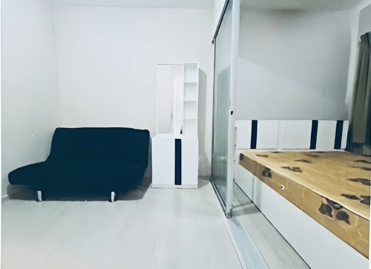 รูป P. พลัมคอนโดพาร์ครังสิตให้เช่า ราคาถูก กั้นห้องนอน ตกแต่งครบ ใกล้ม.กรุงเทพ 🔥 - รูปที่ 3/8