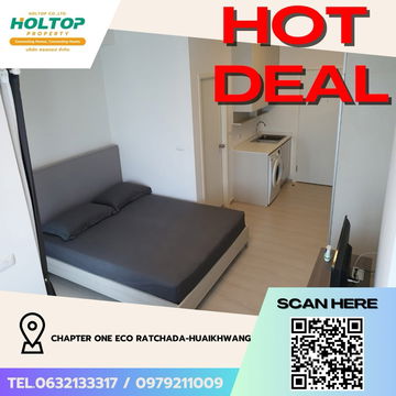 #Z3534💥 081268 🔥ให้เช่าคอนโด Chapter One Eco Ratchada-HuaiKhwang