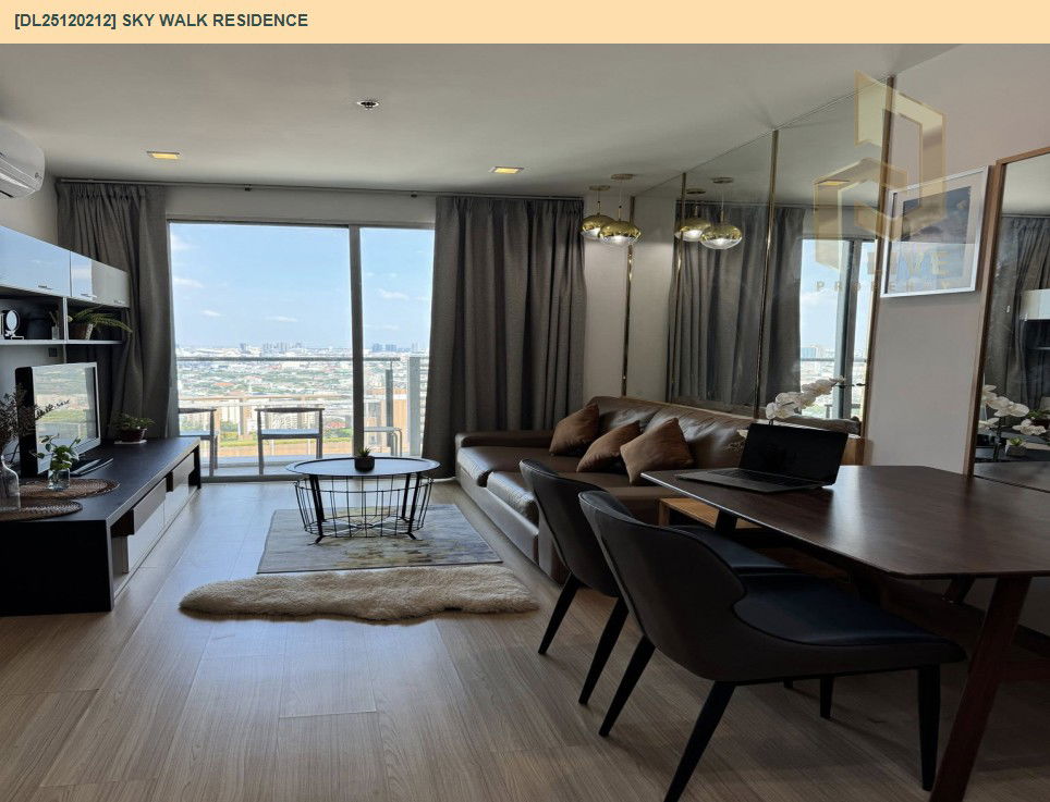 picture DL25120212 Condo for rent, Sky Walk Residence  near BTS Phra Khanong, ready to move in, call urgently 0638692663 LineID @162cjixi - 10/12