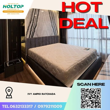 #Z3548💥 081268 🔥ให้เช่าคอนโด Ivy Ampio Ratchada