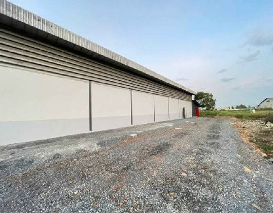 รูป ให้เช่าโกดัง/โรงงาน พร้อมสำนักงาน ไทรน้อย นนทบุรี ถนน 340 (บางบัวทอง–สุพรรณบุรี) / พื้นที่โกดัง 1000 ตารางเมตร / สีม่วง / เทรลเลอร์ เข้าออกได้ - รูปที่ 2/7