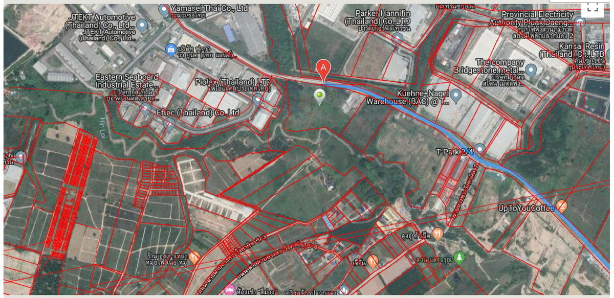 รูป ขายที่ดิน ติดนิคมอีสเทิร์นซีบอร์ด ต.มาบยางพร อ.ปลวกแดง จ. ระยอง เนื้อที่ 32 ไร่ ติดถนนหน้ากว้าง ทำเลดี ที่ดินผังสีม่วงลาย - รูปที่ 2/3