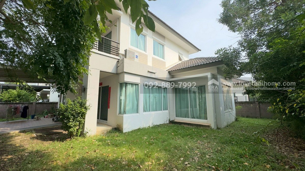 รูป ขายบ้านเดี่ยว 2 ชั้น หมู่บ้านเดอะแกรนด์ พระราม2 โซนอินฟิเนีย ถนนพระราม2 พื้นที่ 76.4 ตรว. ใกล้เซ็นทรัลมหาชัย บ้านหลังมุม ราคาถูก - รูปที่ 8/9