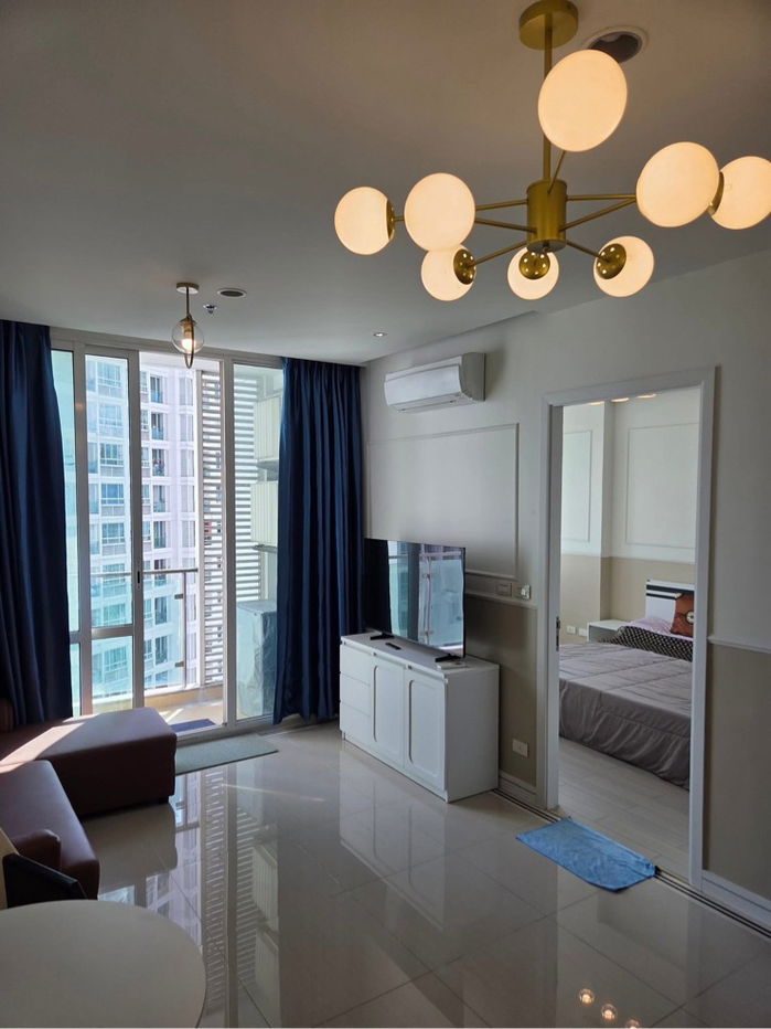 รูป คอนโดให้เช่า 1 นอน 40 ตรม ใกล้ มศว MRT rama 9 - รูปที่ 3/7