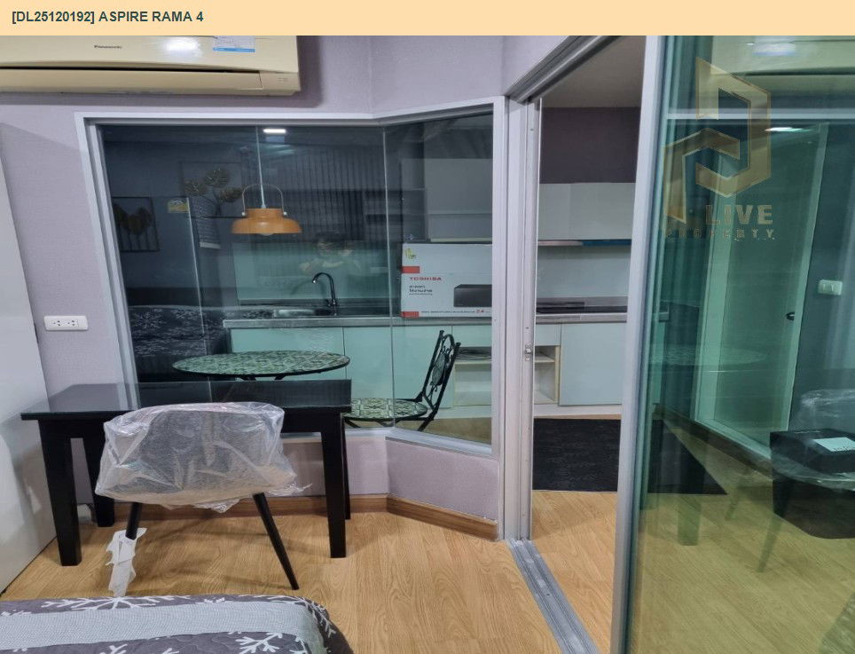 picture DL25120192 Condo for rent, Aspire Rama 4 near BTS Ekkamai, ready to move in, call urgently 0638692663 LineID @655ebbvc - 5/10