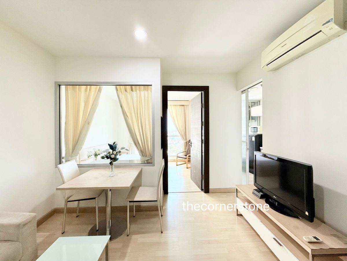 picture Ready to move in❗️"𝐑𝐇𝐘𝐓𝐇𝐌 𝐑𝐚𝐭𝐜𝐡𝐚𝐝𝐚" Size 35 Sq.m. Near MRT-Ratchadapisek - 3/9