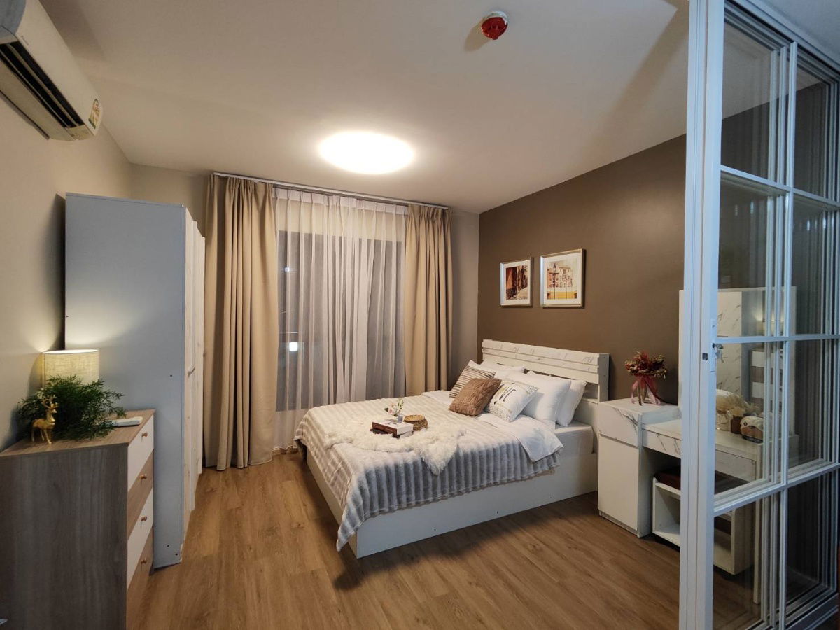 รูป เป็นเจ้าของห้องสวยในราคาถูกกว่าค่าเช่า ห้องรีโนเวทพร้อมอยู่ แถมเครื่องใช้ไฟฟ้า BU โชคชัย 4 (28 ตรม) ใกล้สถานีโชคชัย 4 - รูปที่ 12/18