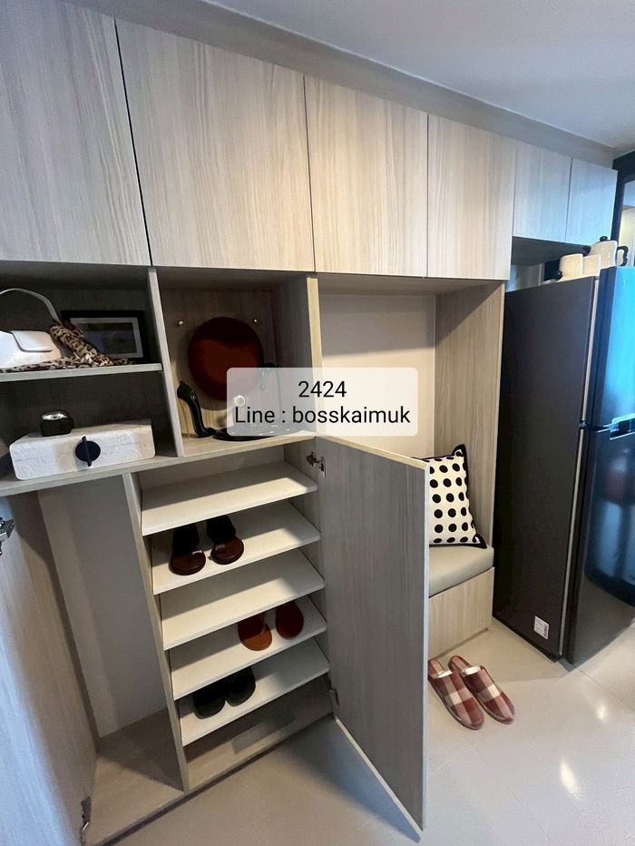 รูป (เจ้าของขายเอง) ขายดาวน์เท่าทุน ห้อง 1 Bedroom Duo Compact ยูนิต 2424 Origin Play Bangkhunnon Triple Station - รูปที่ 7/17