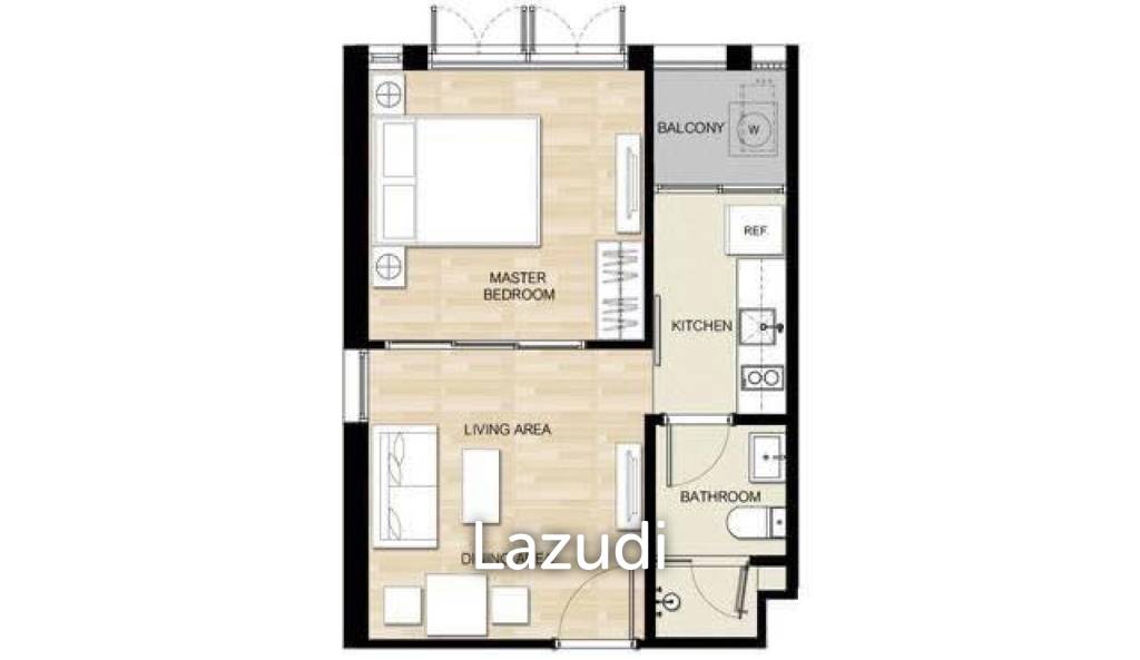 picture 1 Bed 1 Bath 37 SQ.M Hasu Haus - 7/7