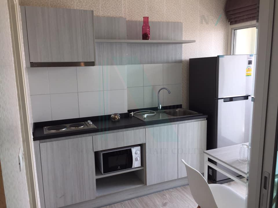 picture 📌 For rent Aspire Ngamwongwan 1 bedroom, 23rd floor, Building S, near Phong Phet market. - 7/8