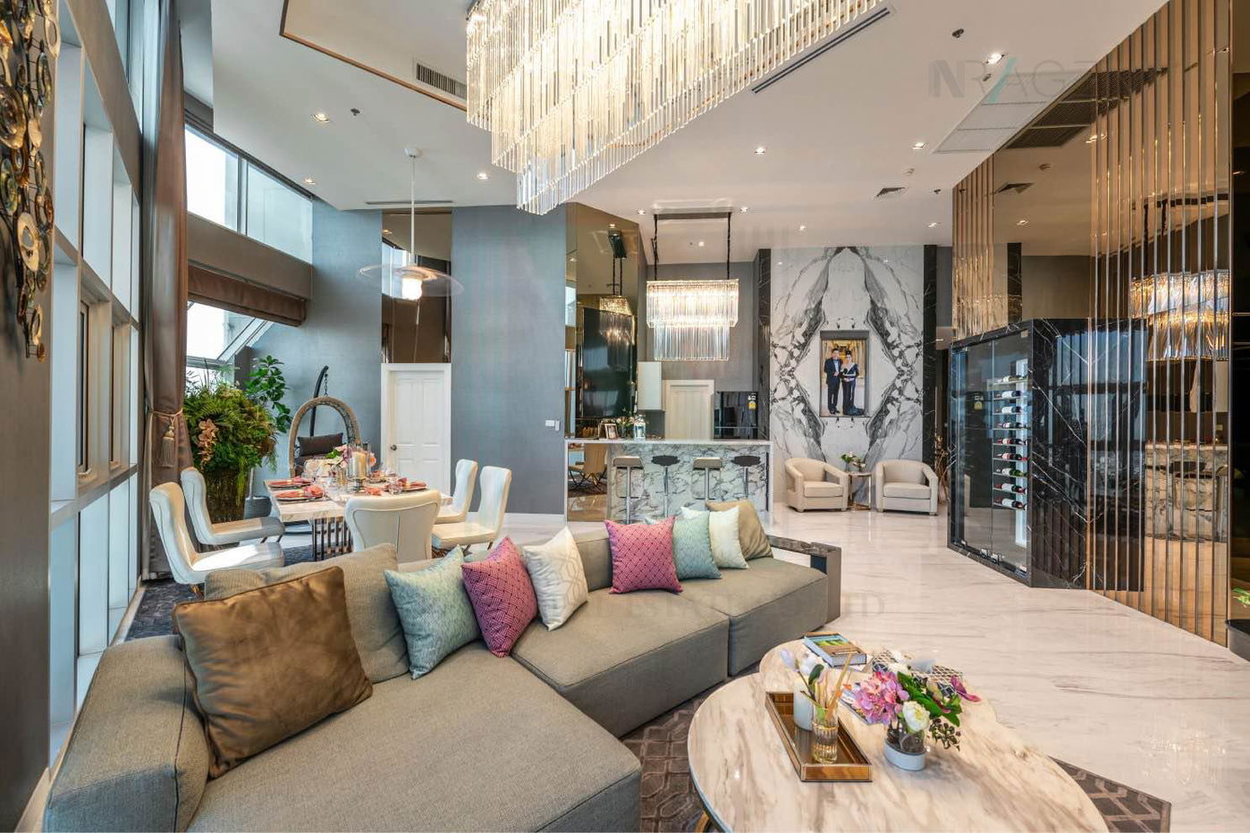 picture 📌 For Sell Condo BELLE GRAND RAMA 9 (BELLE AVENUE) Building B1, Floor 36,2 bed room, Room size 178 sqm - 3/8