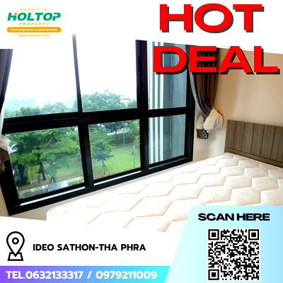 คอนโดให้เช่า : #R8084  🎉 091268 ให้เช่าคอนโด Ideo Sathon-Tha Phra