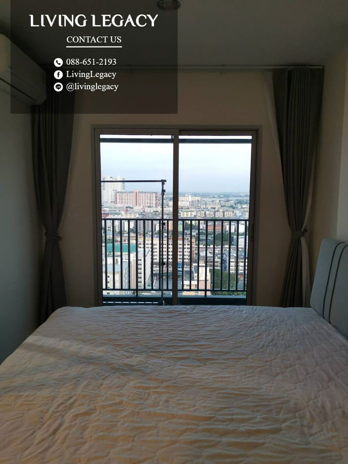 picture T6VU26 Condo For Rent Niche Mono Ramkhamhaeng 35 Sq.M. Floor 20 line id : @livinglegacy - 2/10
