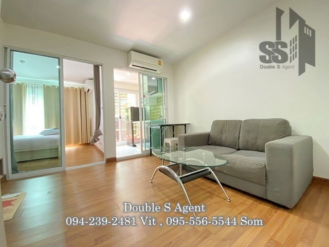 picture SS 117 #For rent Regent Home 25 Tiwanon, size 31 sq m, Building D, 3rd floor #No afternoon sun #Cheap condo for rent - 5/12