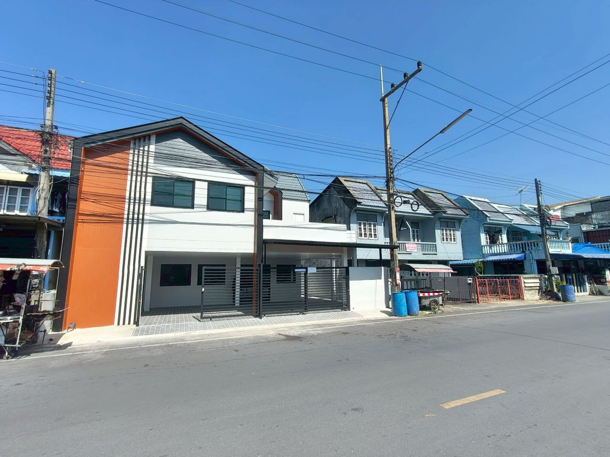 รูป บ้านเดี่ยว ลำลูกกา ธัญบุรี ปทุมธานี หมู่บ้านอยู่เจริญ1 ทำเลติดถนน  นัดชมบ้าน 085-318-6868 คุณวา - รูปที่ 2/27