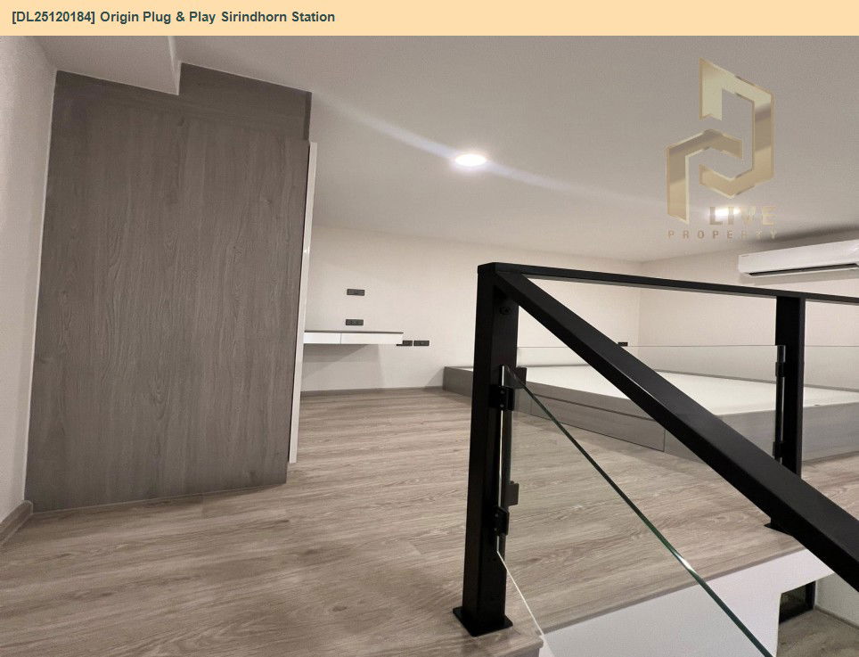 รูป DL25120184 ให้เช่าคอนโด ออริจิ้น ปลั๊ก แอนด์ เพลย์ สิรินธร สเตชั่น (Origin Plug & Play Sirindhorn Station) ใกล้ MRT สิรินธร พร้อมเข้าอยู่ โทรด่วน 0638692663 LineID @897iyzll - รูปที่ 3/6
