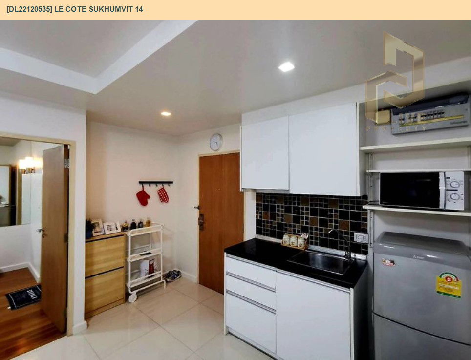 รูป DL22120535 ให้เช่าคอนโด เลอ โคเต้ สุขุมวิท 14 (Le Cote Sukhumvit 14) ใกล้ BTS อโศก พร้อมเข้าอยู่ โทรด่วน 0653619502 LineID @534wlwof - รูปที่ 8/9