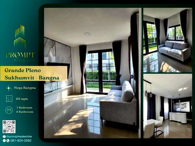 Houses for rent เทสโก้โลตัส บางพลี : GH01266 - Grande Pleno Sukhumvit - Bangna