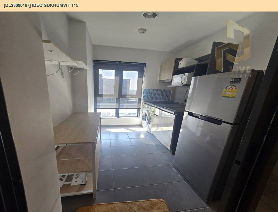 รูป DL23090187 ให้เช่าคอนโด ไอดีโอ สุขุมวิท 115 (IDEO Sukhumvit 115 ) ใกล้ BTS ปู่เจ้า พร้อมเข้าอยู่ โทรด่วน 0656133286 LineID @897iyzll - รูปที่ 11/11