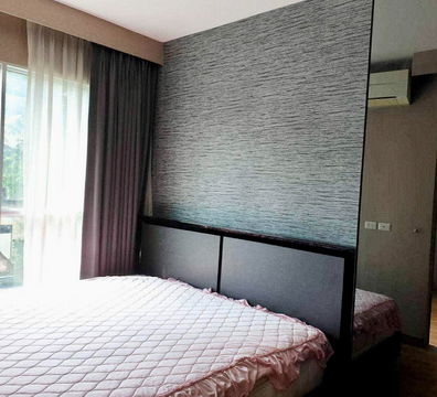 code : E197 ให้เช่าคอนโด แอสปาย พระราม 4 (Aspire Rama 4) | ห้องใหม่ ขนาดใหญ่ 38.5 ตร.ม. ชั้น 3 ตึก A ใกล้ ม.กรุงเทพ กล้วยน้ำไท พร้อมเฟอร์ครบ