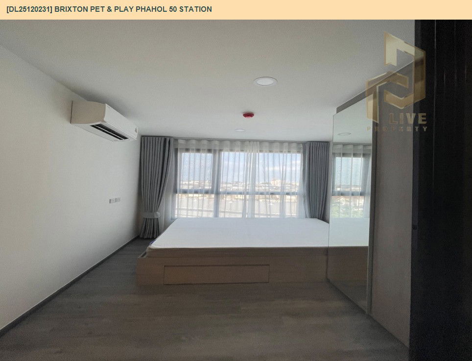 picture DL25120231 Condo for rent, Brixton Pet & Play Phahol 50 Station near -, ready to move in, call urgently 0638692663 LineID @655ebbvc - 5/10