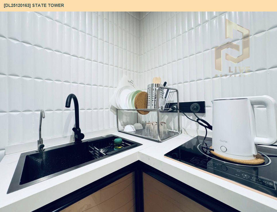 picture DL25120163 Condo for rent, State Tower near BTS Saphan Taksin, ready to move in, call urgently 0638692663 LineID @655ebbvc - 10/10