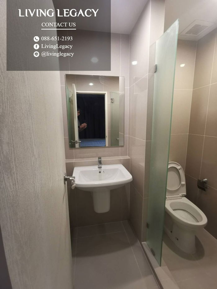 picture T6VU26 Condo For Rent Niche Mono Ramkhamhaeng 35 Sq.M. Floor 20 line id : @livinglegacy - 4/10