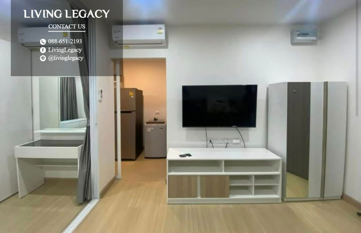 picture T6U4MM Condo For Rent Supalai Veranda Ramkhamhaeng 35 Sq.M. Floor 7 Building C line id : @livinglegacy - 7/8