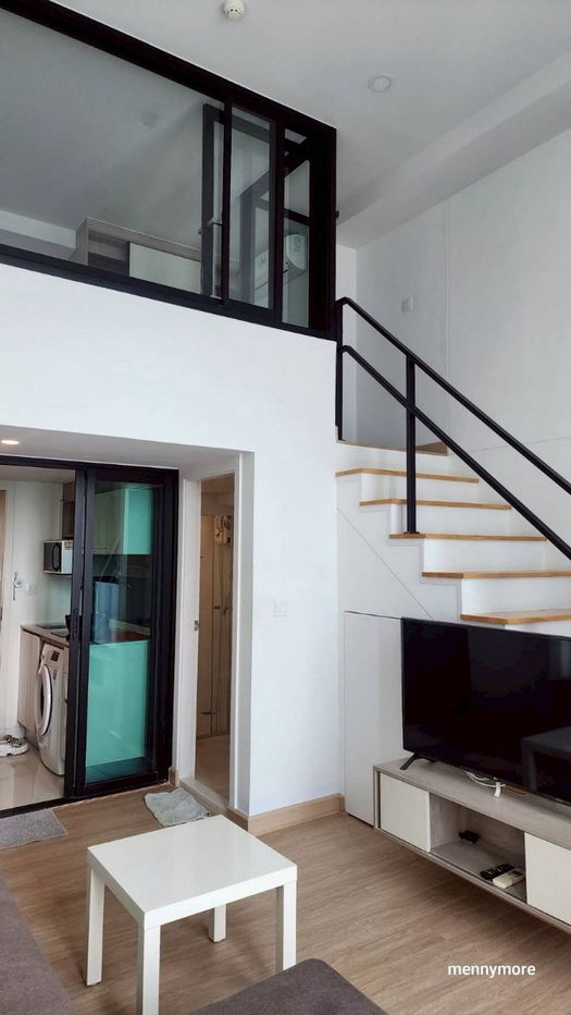 รูป ไนท์บริดจ์ ดูเพล็กซ์ ติวานนท์ ใกล้ MRT กระทรวงสาธารณสุข ปล่อยเช่าคอนโดฟีลบ้าน ห้องดูเพล็กซ์เก๋ๆ ยอดนิยม ว่างพร้อมอยู่ทันที - รูปที่ 6/10