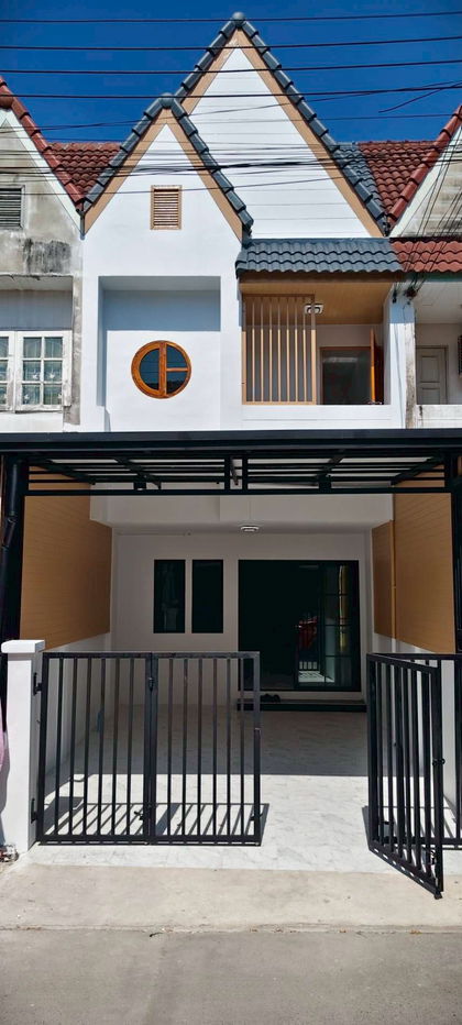 รูป ทาวน์เฮาส์ หทัยราษฎร์ สายไหม ทำเลใกล้ตลาดวงศกรณ์ หมู่บ้านวันวรา 2 นัดชมบ้าน 085-318-6868 คุณวา - รูปที่ 1/20