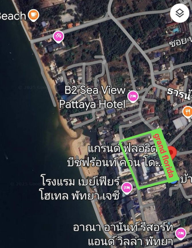 รูป คอนโดติดทะเล!! เงียบสงบ!! แต่งหรู พร้อมอยู่ !!!! ขายคอนโด แกรนด์ฟลอริด้า รีสอร์ท Grand Florida Beachfront Condo Resort จอมเทียน- พัทยา - รูปที่ 23/27